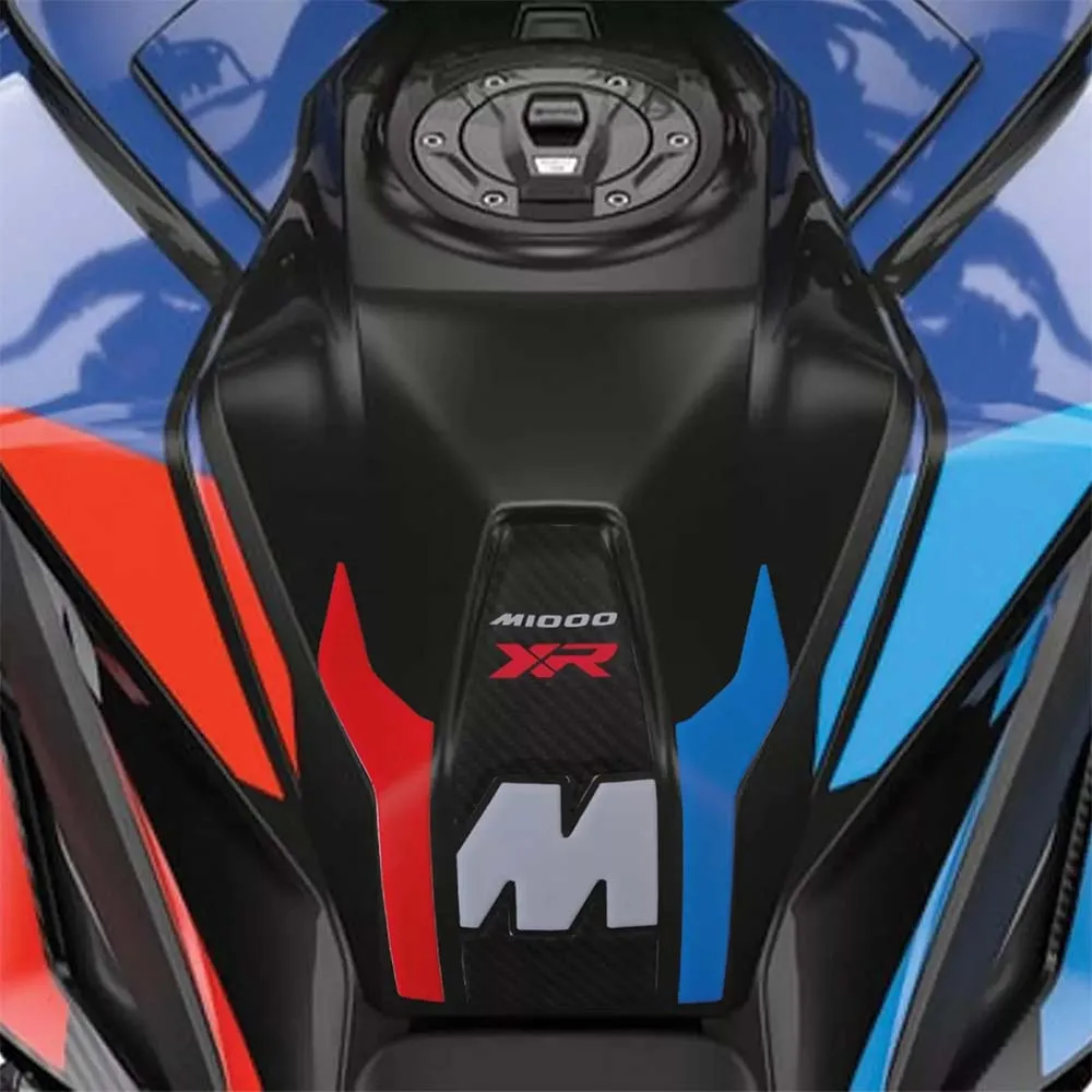 3D 탱크 패드 연료 보호대 커버 스티커, BMW M1000XR m1000xr 2024 오토바이 액세서리