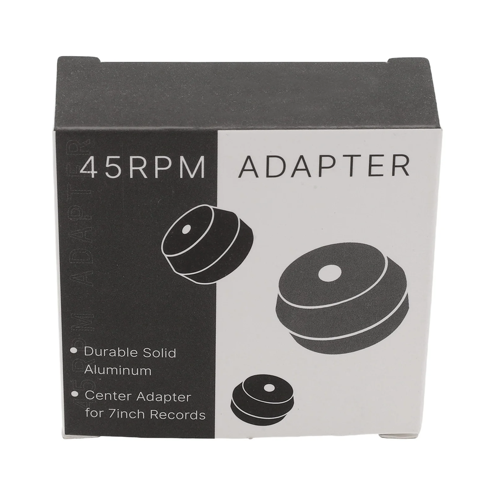 

Aluminum Record Adapter Parts Player Record Vinyl 45 RPM 7 Inch Adapter Black Silver Center Coverter DJ Accessories