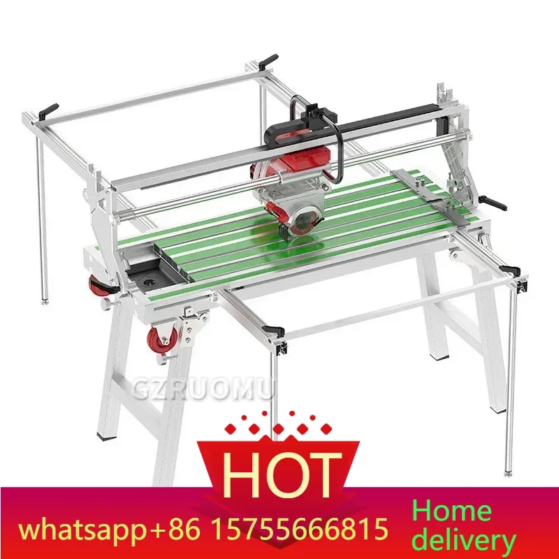 

Automatic Electricity Ceramic Tile Skirting Machines Desktop Tile Cutter 45 Degree 1200mm Water Knife Stone Cutting Machine