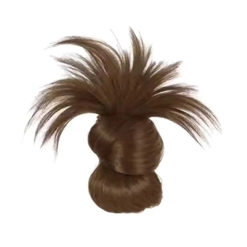 

Textured Hair Extension Clip Feather Wig Hair Clip with Non-slip Grips Lightweight Bun Clip for Natural Appearance for Women