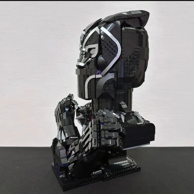 NUOVO 2961PCS eroe Film MOC modulare Pantera figura busto modello FAI DA TE idee creative Bambino Natale Giocattolo Assemblaggio Puzzle regalo di compleanno