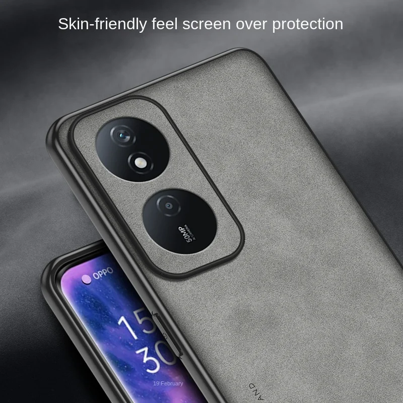 Honor X7B CLK LX1 LX2 LX3 Custodia antiurto in pelle PU con superficie rigida per PC Cover posteriore opaca per Honor X7B HonorX7B CLK-LX1