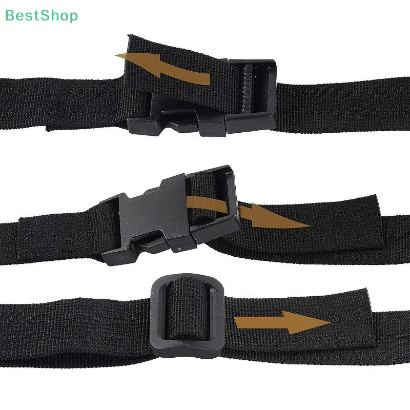 ♥Adjustable Nylon Webbing Strap with Plastic Buckle Heavy Duty Quick-Release Straps for Luggage,Outdoor Gear,Equipment Securing