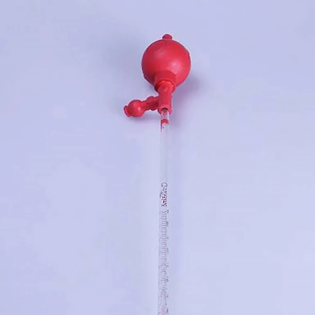 

3 Valves Rubber Pipette Filler Suction Bulb Quantitative Filler For Chemical Experiments One-Handed Operation
