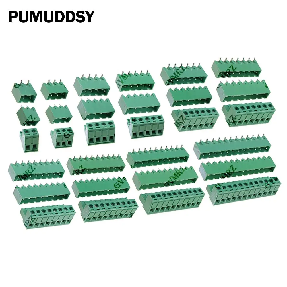 5Set/lot 7P 8P 9P 5P 6P KF2EDGK Terminal Block Male Female 5.08 mm Plug-in Seal PCB Connector 2EDG PCB 2P 3P 10P 12P 4P