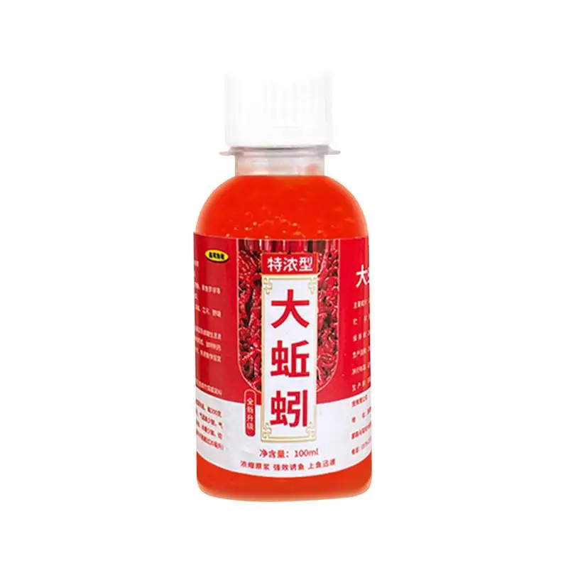 

Red Worm Liquid 100ML Red Ink Fishing Liquid High Concentration Red Worm Liquid For Baits Effective For Fishing Trout Cod Carp