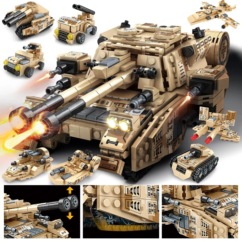 

WW2 Military Series Building Blocks Tank Building Blocks Construction Plane Tank Model Educational Toys Boys Gift Kids Toys