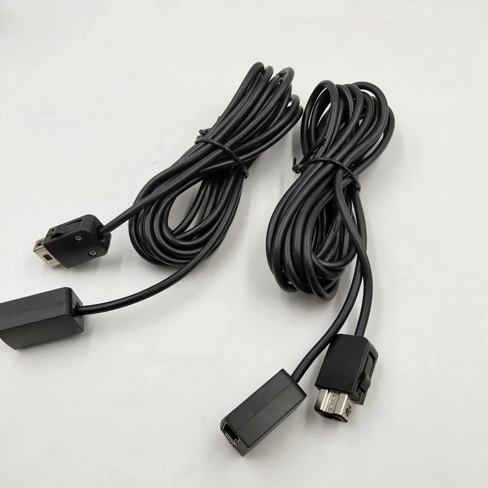 スネクラシックミニコントローラー用ゲームエクステンダーケーブル、ブラックwiiコントローラー、3m、500個