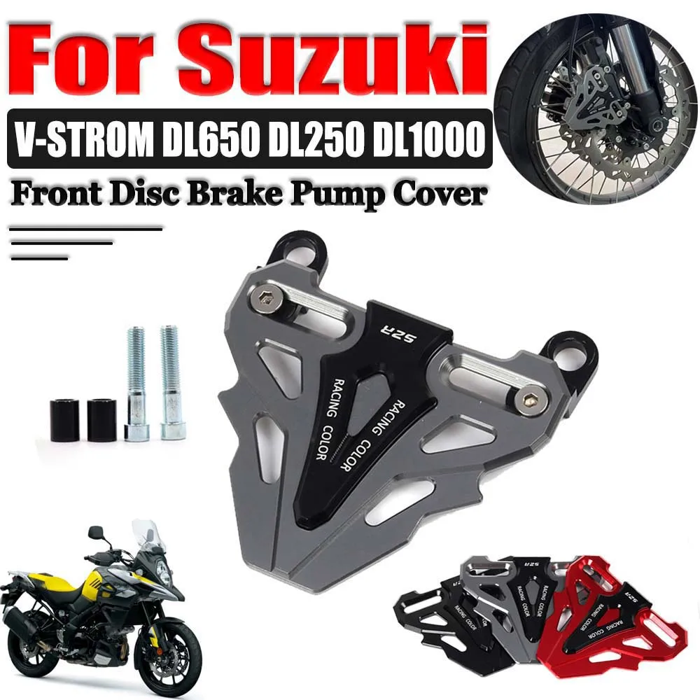 

For Suzuki V-STROM 650 DL650 DL250 DL1000 VSTROM DL 1000 Motorcycle Accessories Front Disc Brake Caliper Guard Cover Protector