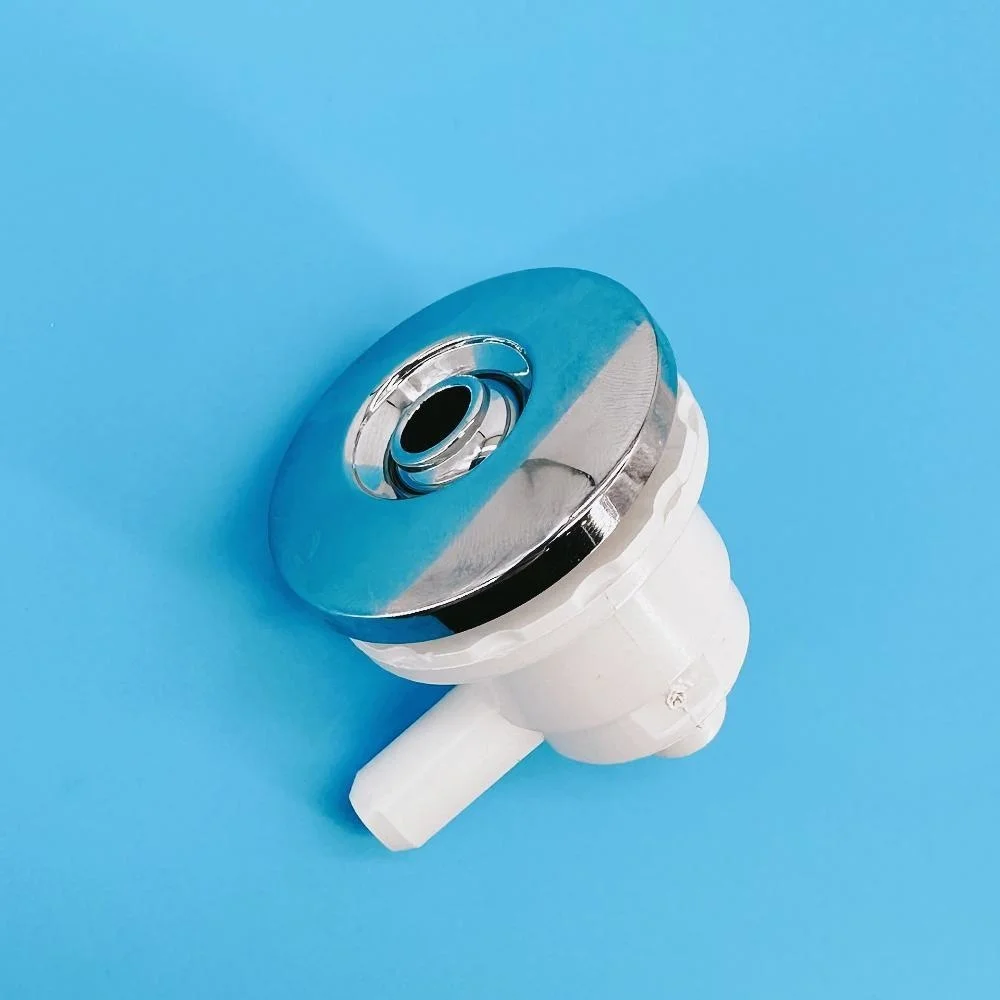 11.5mm Flat Cover Water Jet Small Nozzle 45mm ABS Cover Bubble Nozzle Chromed Cap PVC Base Massage Bathtub Jet Nozzle