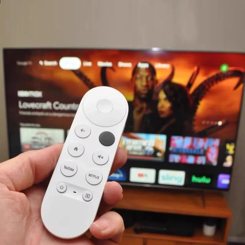 Control remoto de alta calidad para Google TV, Google Streamer/Chromecast 4K, Bluetooth IR