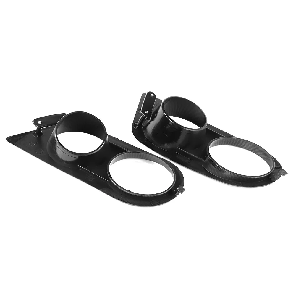 ฝาครอบไฟตัดหมอกกันชนหน้าแบบ 2 ชิ้น รูคู่ อุปกรณ์ตกแต่งรถยนต์ สำหรับ E46 M3 2001-2006 ตัวป้องกันไฟตัดหมอกกันชน อุปกรณ์ตกแต่งรถยนต์