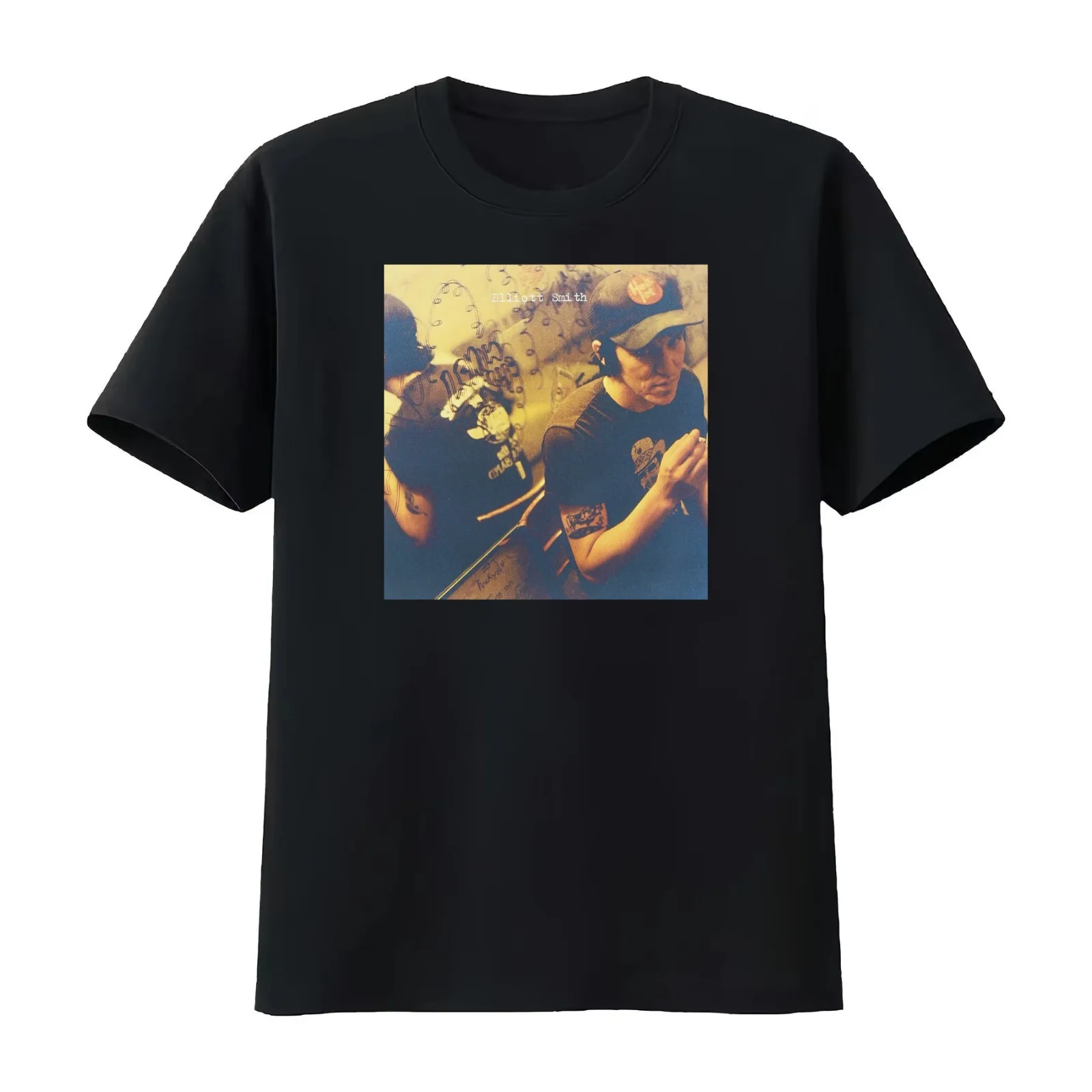 Elliot Smith T-Shirt Summer Casual Cotton Tee Oversized Streetwear Tops Vintage Graphic Print Loose Fit Short Sleeve