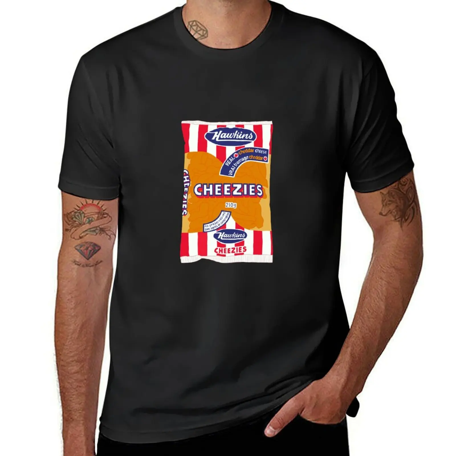 

Hawkins Cheezies T-Shirt graphic tee shirt clothes graphic t shirts Short sleeve tee men