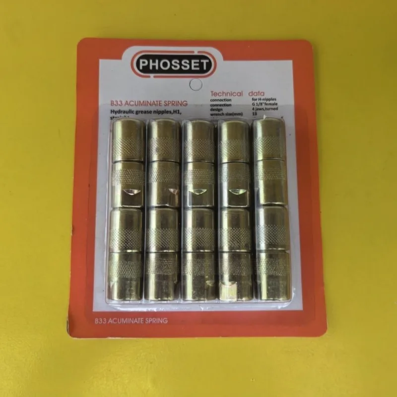 5pcs /10pcs Explosion Proof Injection Butter Head Nozzle High Pressure Grouting Pump Parts for PU Foam Concrete Leak Repair