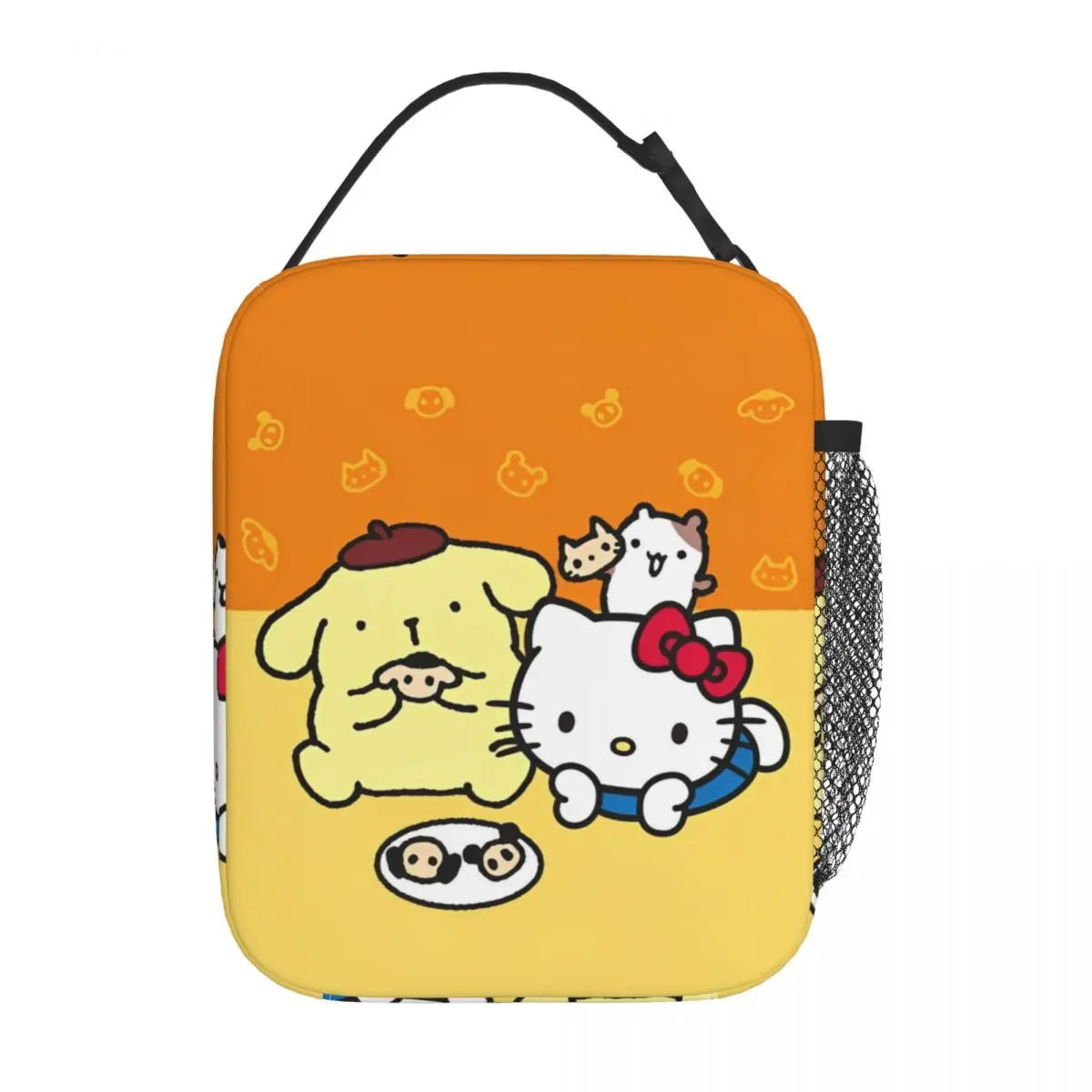 

Pom Pom Purin Hello Kitty Изолированные сумки для обеда Термосумка Контейнер для еды, большая сумка для обеда, сумки для хранения еды, школьные путешествия