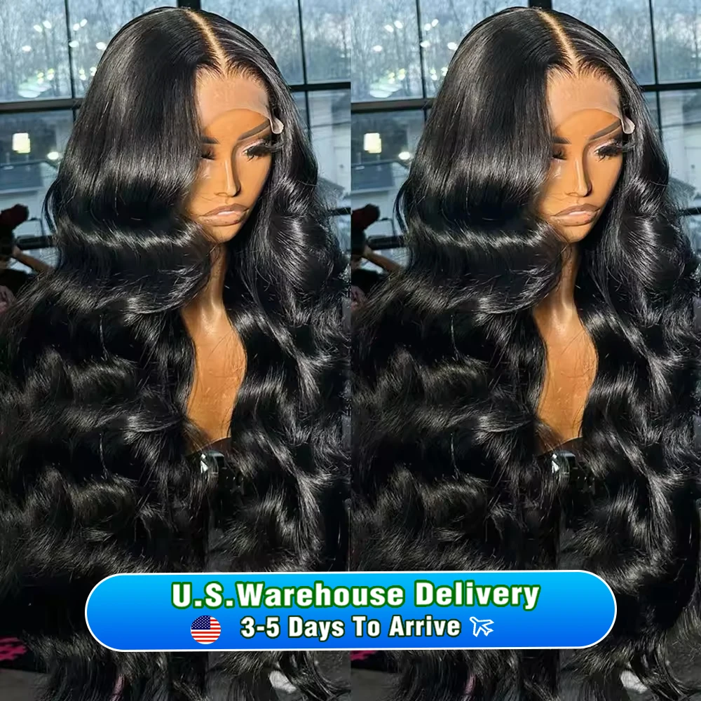 

250 Density 30 40 Inch 13x6 Transparent HD Lace Frontal Body Wave Wigs Human Hair Remy 13x4 Lace Front Wig For Black Women