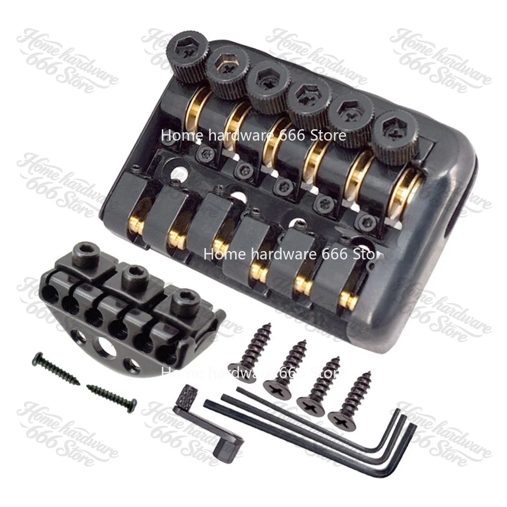 New Fixed Headless Electric Guitar Bridge Pull Plate, Electric Guitar Headless String Bridge Lower Foal, Ball String Code
