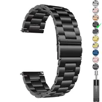 18mm 22mm 20mm 24mm Strap For Samsung Galaxy gear S3 Band Watch 3 42 46mm Active2 Steel for Huawei GT 2 Xiaomi Amazfit BIP GTR 2