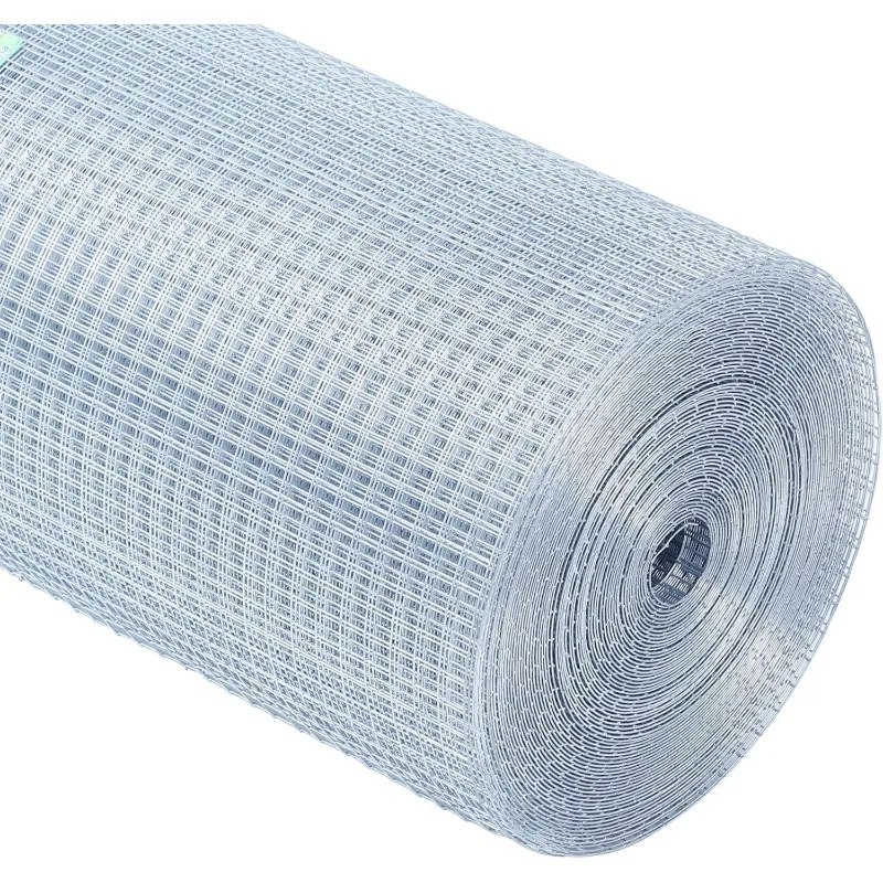 

1/4'' 24'' X 50' Hardware Cloth, Chicken Wire Fencing Double Layer Hot Dip Galvanized, Wire Mesh Fence Chicken Rabbit Snake