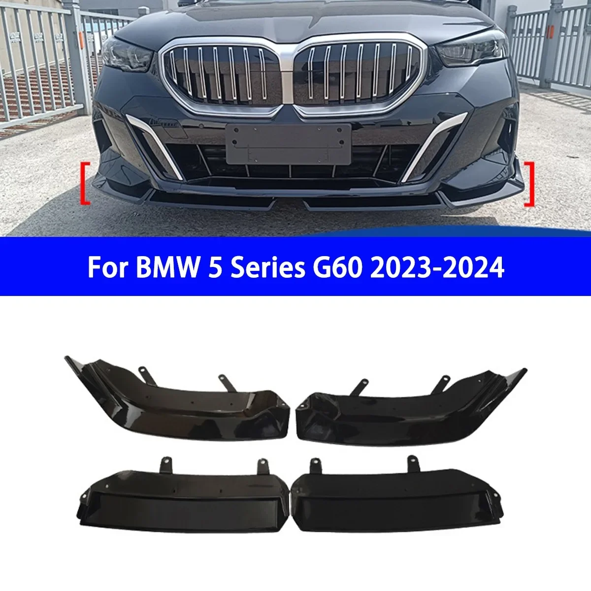 Suitable for BMW 5 Series G60 2023-2024 Front Shovel MP ABS Material