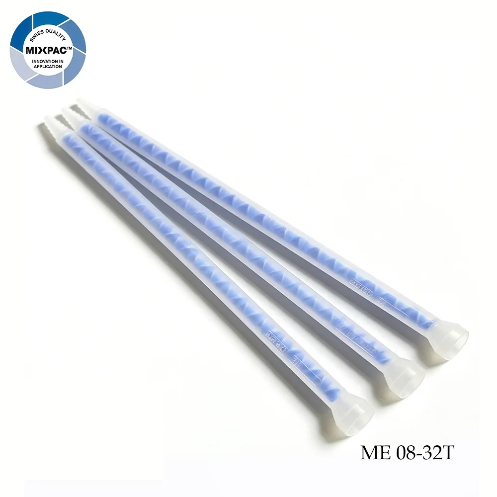 MIXPAC ME 08-32T ME Series Machine Mixer For Adhesive Epoxy Resin 2K Cartridge Disposable Glue Tube Cartridge Static Mixer