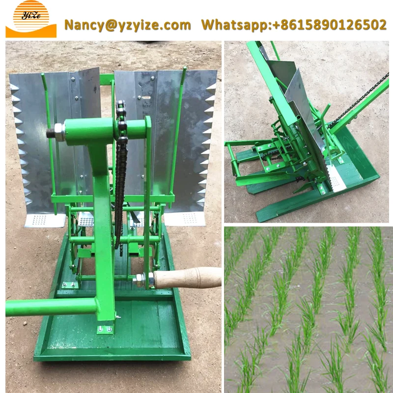 2 Rows Manual Rice Planter Machine for Sale Rice Transplanting Machine