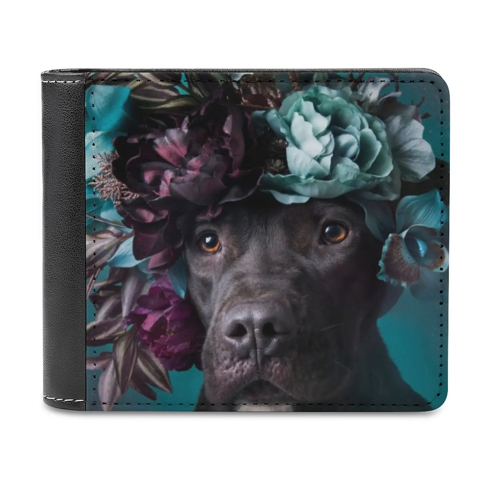 

Мужской кошелек Flower Power Aden, кошельки, новый дизайн, цена в долларах, лучший мужской кожаный кошелек Pit Bull, цветы, спасание собак