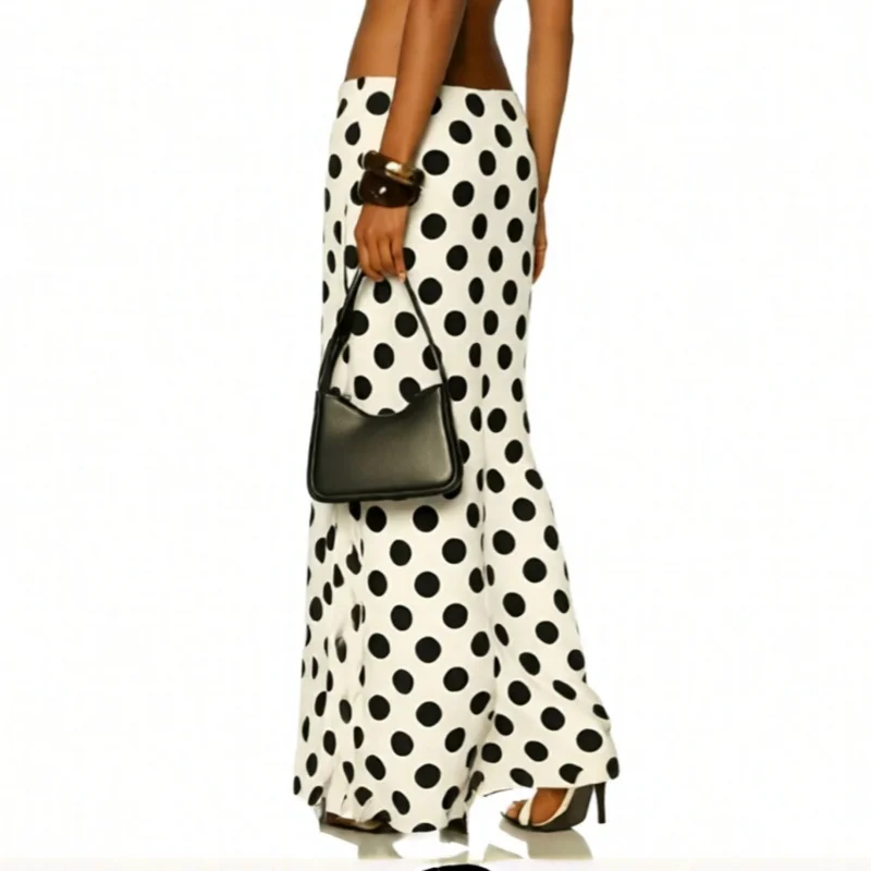 Women's Long Midi Pencil Skirt Elasticated Stretch Full Length High Waist Plain Printed Bodycon Midi Skirts Fancy Dress