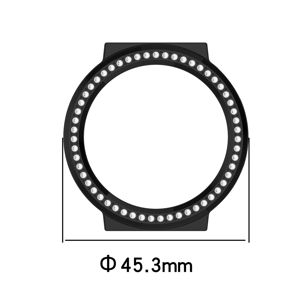 화웨이 워치 GT5 프로 42mm용 보호 커버 케이스 다이아몬드 장식 보호 범퍼 프레임 쉘 케이스 액세서리