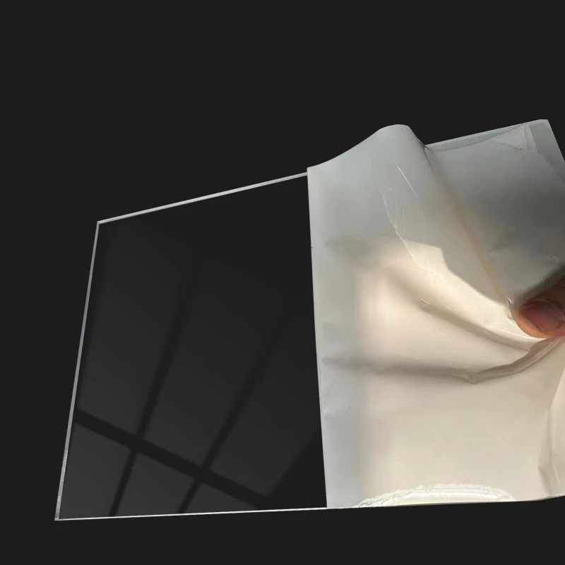 0.5~5mm High Transparency PC Endurance Board 100x100 200x200 200x300mm Polycarbonate Board