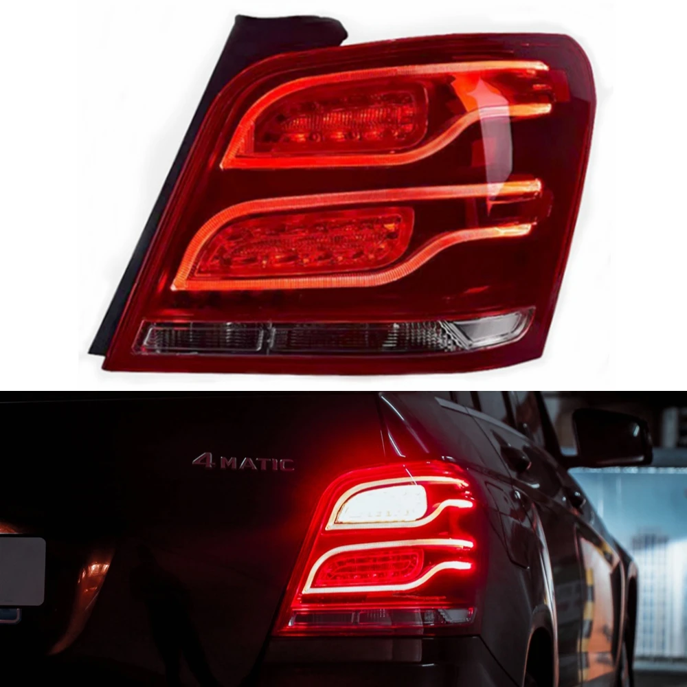 

ROLFES Car Tail Lamp For Mercedes Benz GLK Class GLK260 2009-2012 Taillight LED Turn Signal Warning Brake Light Refit Assembly