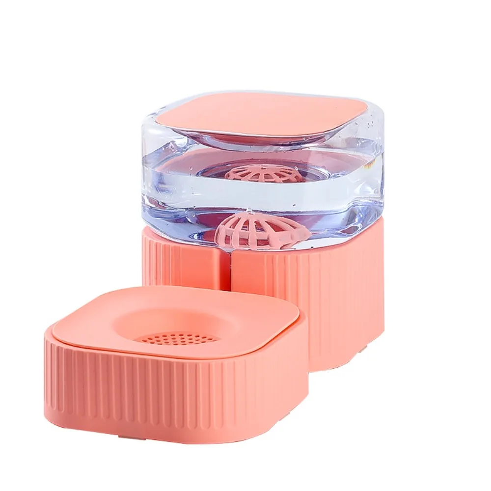 

Non-slip Automatic Pet Feeder Drinking Fountain Plastic Pet Water Feeder Detachable Cat Water Dispenser Daily Feeding