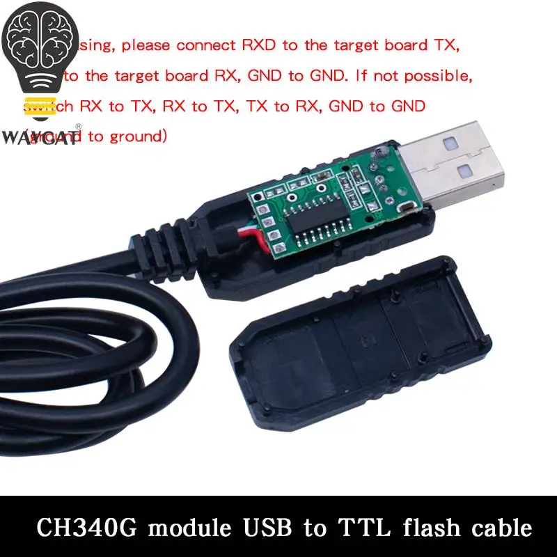 Модуль кабеля PL2303 USB к UART TTL FT232RL PL2303HX, модуль адаптера последовательного порта TTL RS232, кабель для загрузки CH340