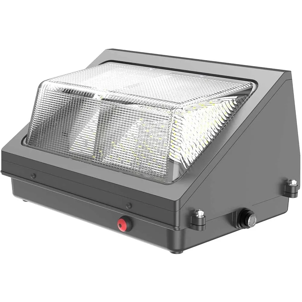 60 واط الجدار حزمة الضوء مع بطارية احتياطية للطوارئ 7800lm IP65 مقاوم للماء الغسق إلى الفجر الكهروضوئية الإضاءة الأمنية في الهواء الطلق