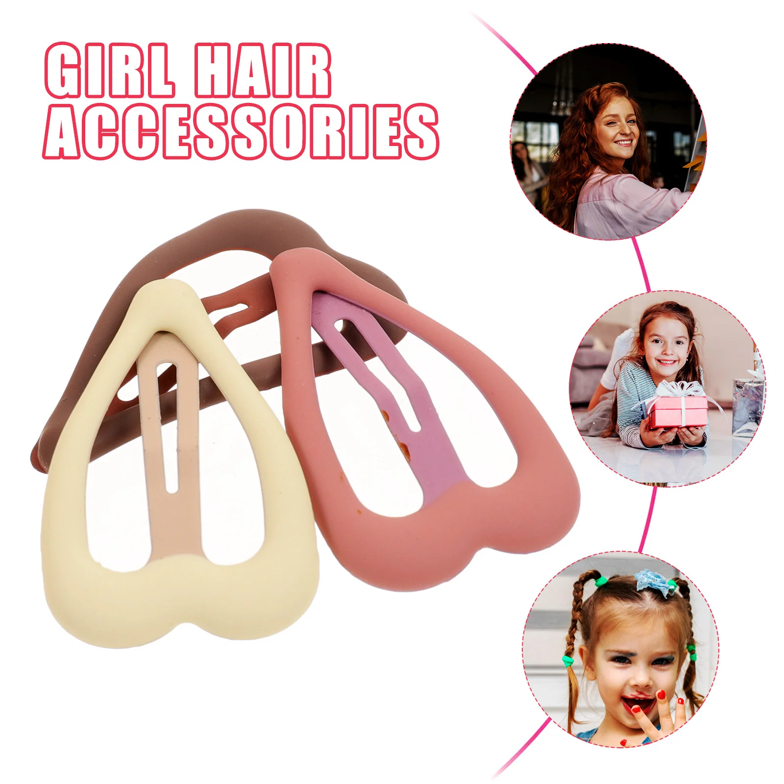 

20Pcs Bright Bobby Pins for Girls Kids Hair Clips Accessories for Daily Life Party School Events Festivals 4-6 8-12