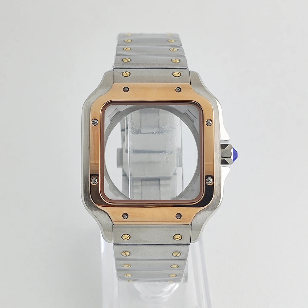 38mm NH35/NH36 Horlogekast Vierkant 316L Roestvrij Staal Waterdicht Geschikt Voor NH35/NH36 Case Seiko Mod accessoires