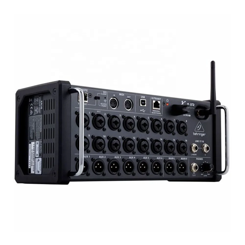 Behringer X Air XR18 Audio System 18-Channel Digital Mixer With Midas Preamps Stage Pa Sound System Digital Console