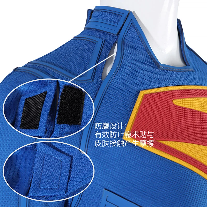 Supergirl Cosplay Costumes with Cloak Superhero Anime Character Halloween Party Performance Clothes for Adults - view 5