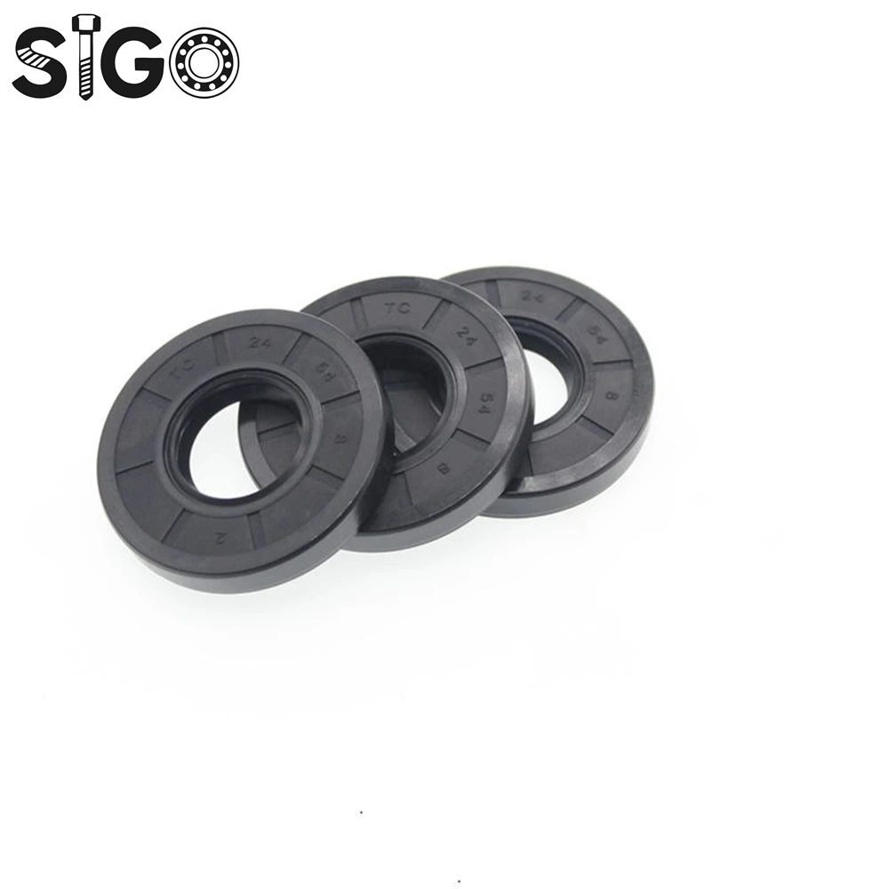 SIGO  10pcs    TC skeleton oil seal 15*20*21*22*23*24*25*25.5*3.5*4*4.5*5*6*7*8*10