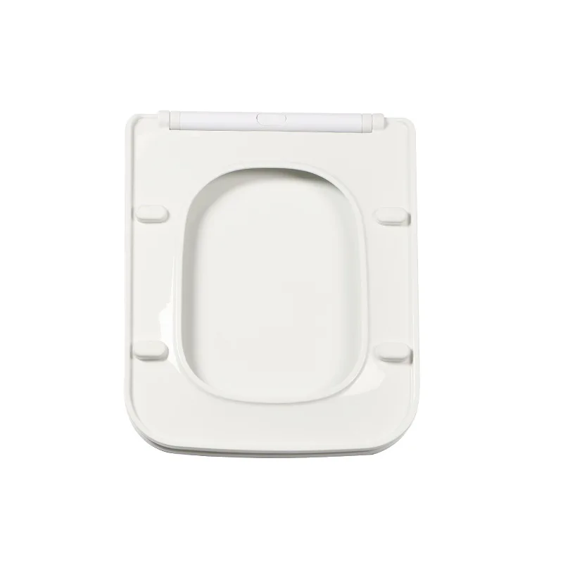 1PC Square Toilet Cover Seat Toilet Cover Slow Down One-Button Quick-Release Toilet Household Toilet Cover