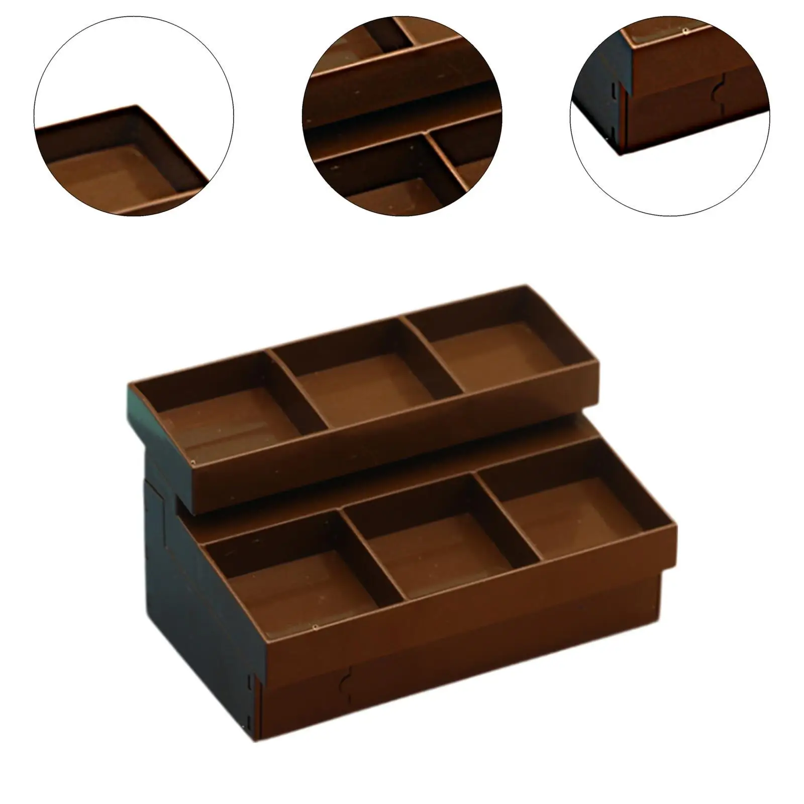 1:12 Scale Dollhouse Store Rack Fruit Snack Shelf Scenery Supplies Props Doll Accessories Decoration for Bar Tabletop Bedroom