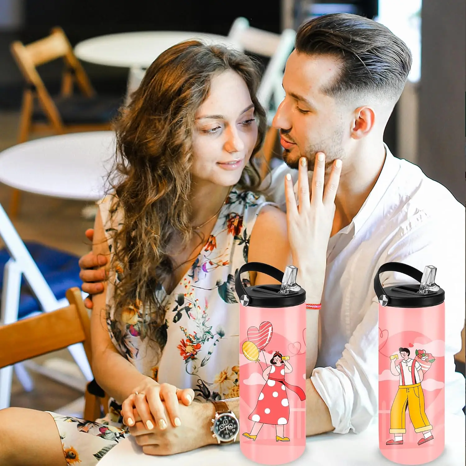 20 oz Sublimation Water Bottle Tumblers, Leakproof, 12 Pack