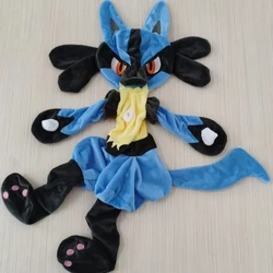 180cm/100cm Large Big Size Pokemon LucaRio Plush Leather Shell Anime Plush Stuffed Doll Super Big Plushies Pillow Holiday Gift