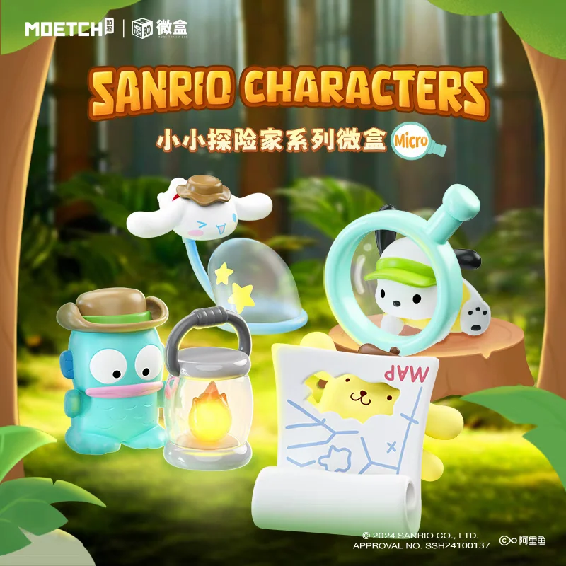 

Sanrio Clownfish Hangyodun Little Explorer Series Blind Box Cinnamoroll Desktop Decoration Figure Children Toy Birthday Gift