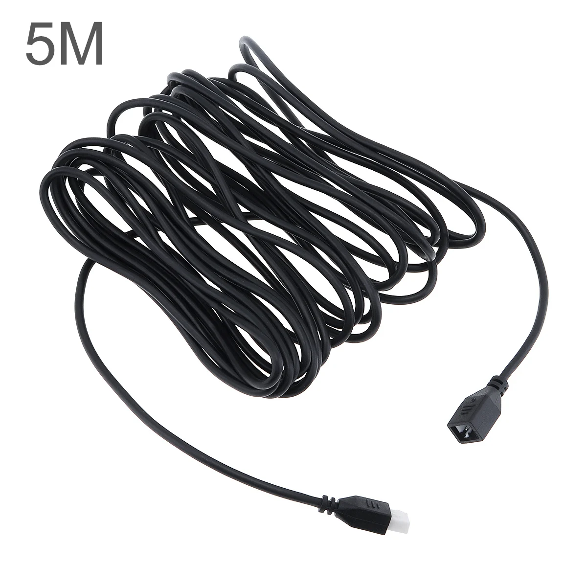 Universal 5M 2 Pin Extension Wire Cable for Led Vehicle Auto Car Reversing Parking Sensor Accessories