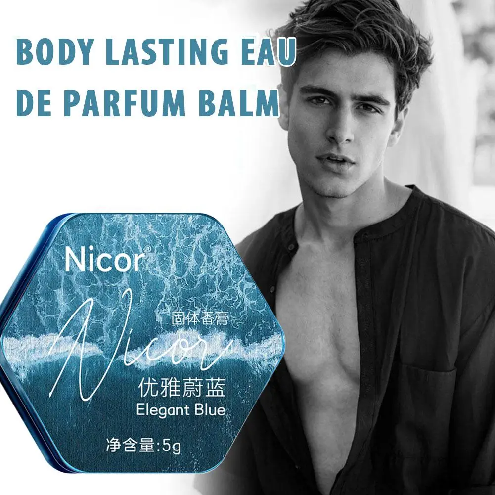 Perfume para hombre, Perfume sólido, bálsamo de Perfume de larga duración, tentación para coqueteo, desodorante encantador, Colonia para hombres, atraer T5O3