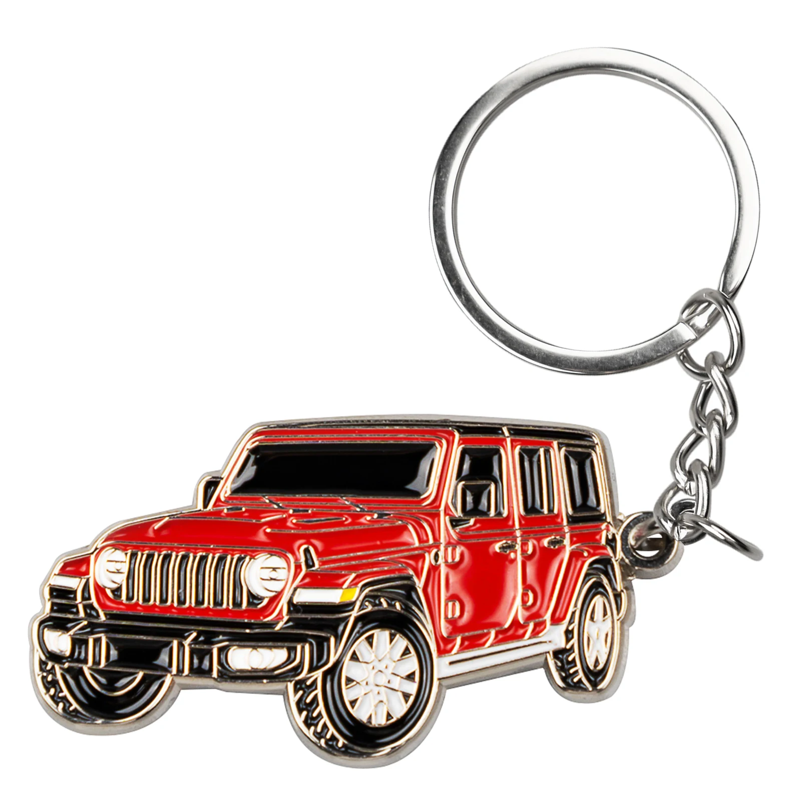 Car Key Chain Fit For Car SUV Truck Metal Key Chain Fob Cover Car Mods Keychain Accessory With Key Ring