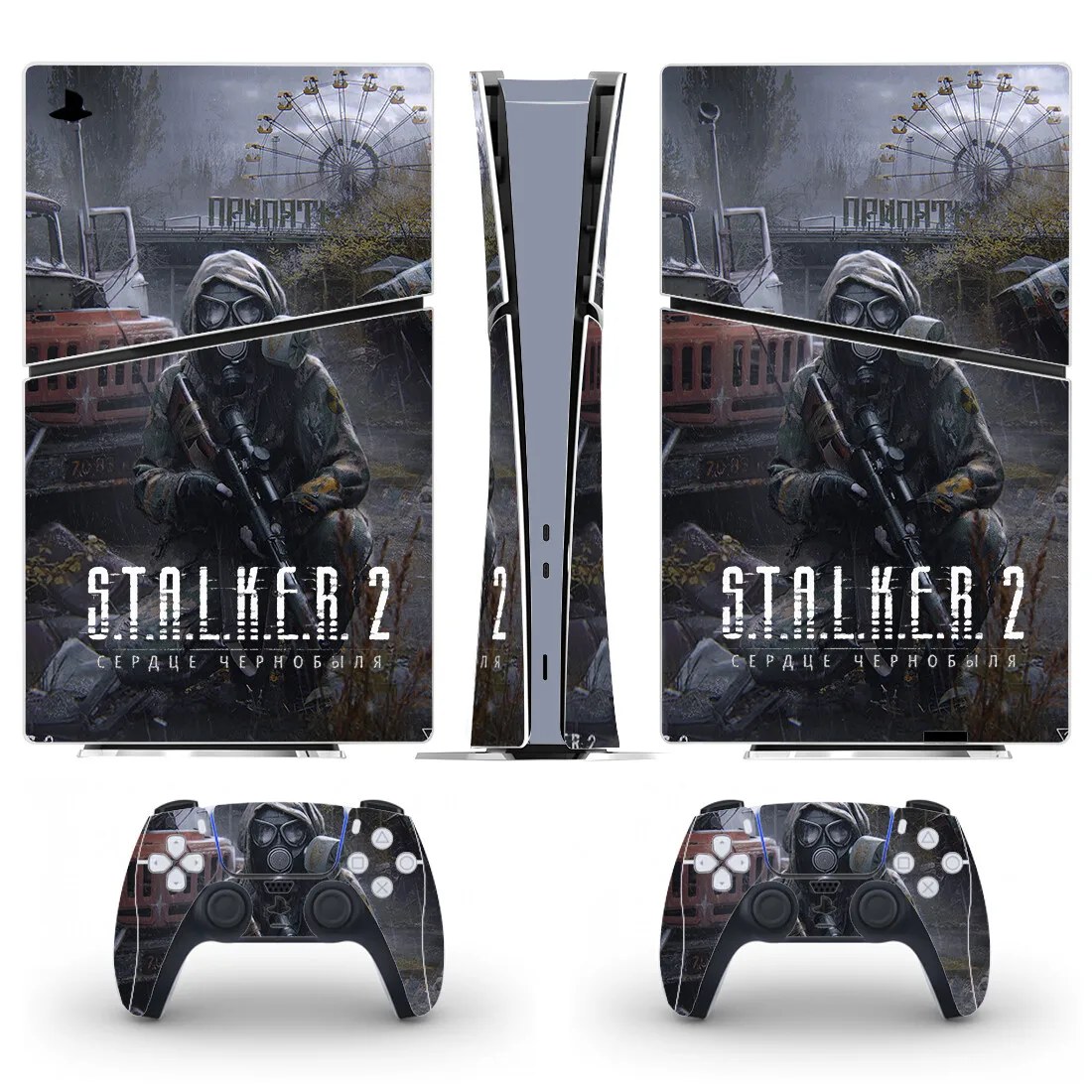 adesivo-de-vinil-stalker-2-para-ps5-slim-digital-capa-protetora-para-console-e-2-controles