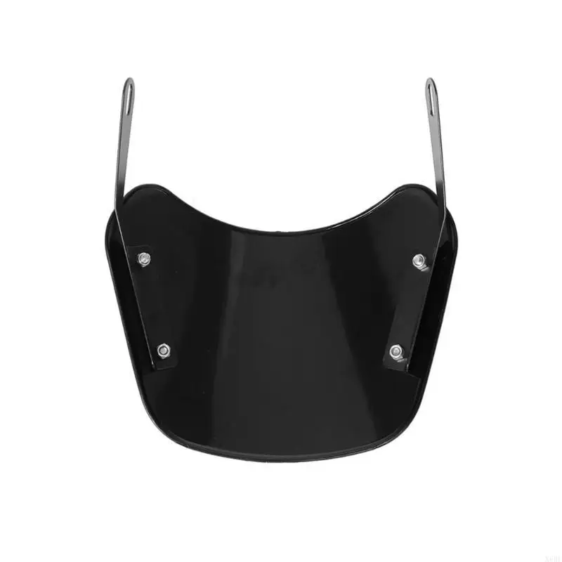 X6HF الزجاج الأمامي للدراجات النارية العالمي قابل للتعديل منحرف الرياح لـ CG125 #5